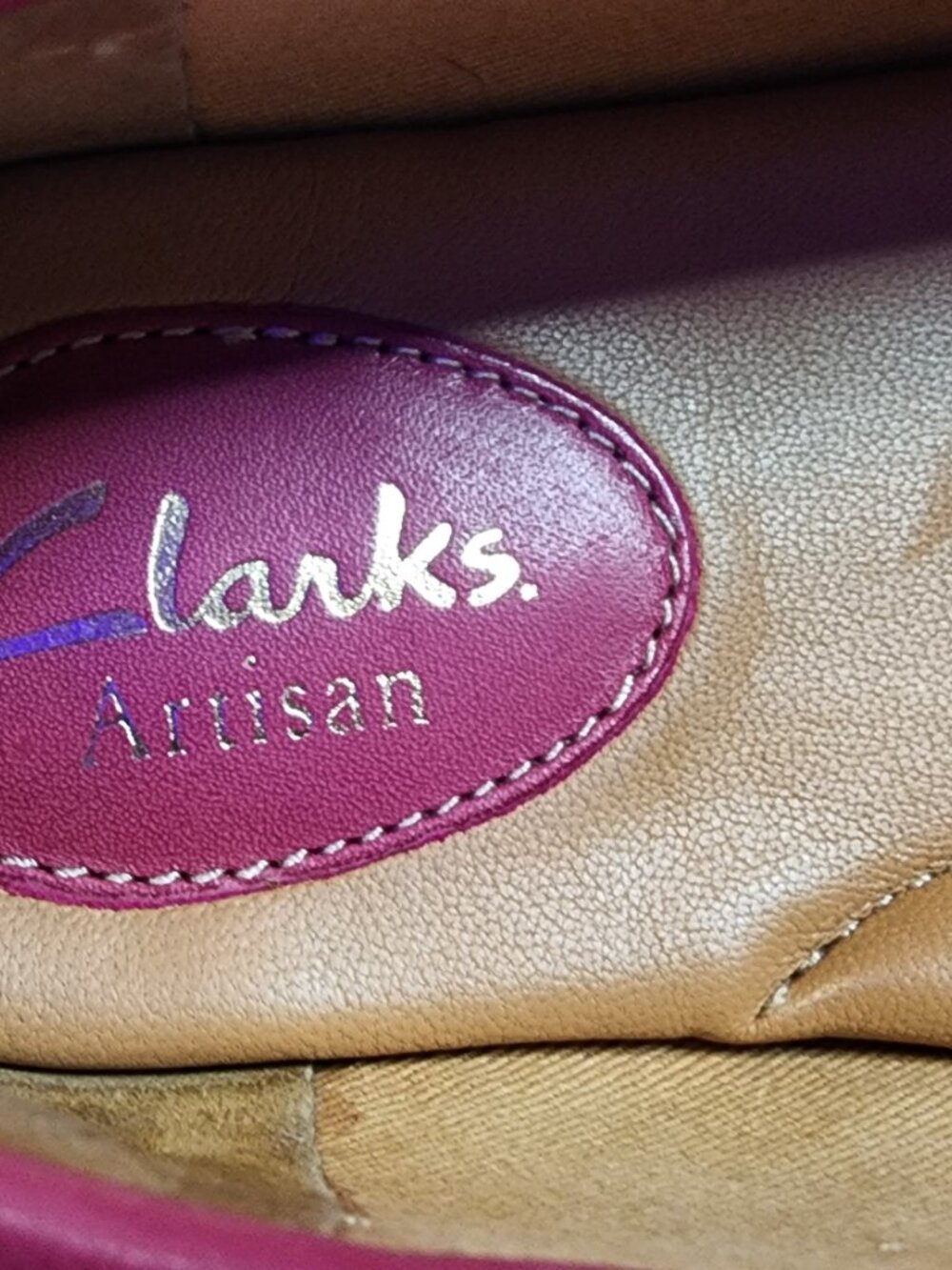 Clarks Artisan Dunbar Racer Red Leather Loafers Women’s 5.5W w/ Box - Picture 8 of 16